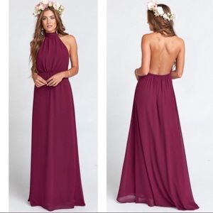 Show Me Your Mumu Collette Collar Dress in Merlot